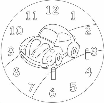 Hiekkataide Radost v písku Hiekkataide Clock Car - 1