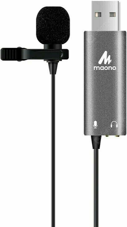Microfon lavalieră cu condensator Maono AU-UL20 Microfon lavalieră cu condensator