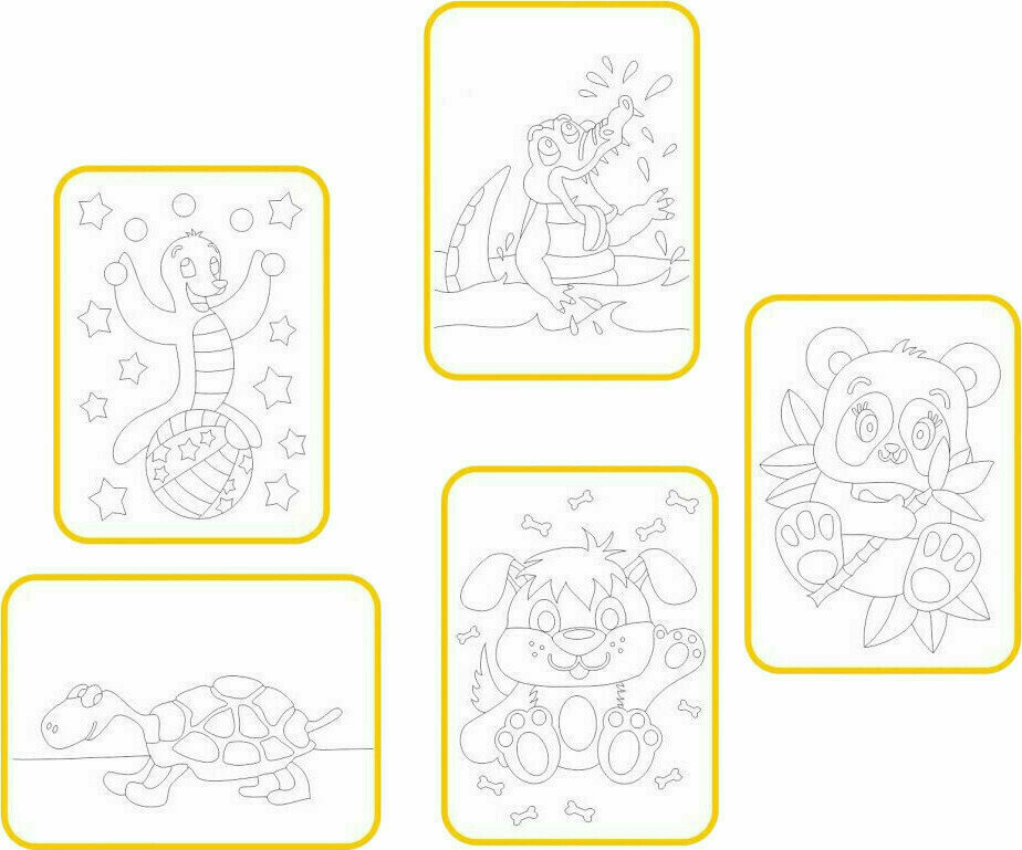 Пясъкоструйни изображения Radost v písku 1915 Пясъкоструйни изображения A4 Смес