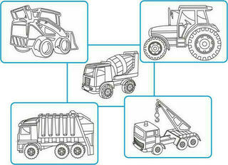 Radost v písku Пясъкоструйни изображения Среден комплект A5 Работещи машини