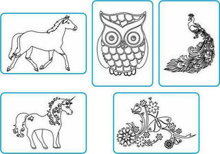 Radost v písku Пясъкоструйни изображения Среден комплект A5 За момичета