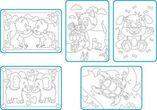 Radost v písku Пясъкоструйни изображения Среден комплект A5 За момичета