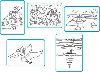 Radost v písku Пясъкоструйни изображения Среден комплект A5 За момчета