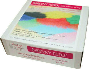 Radost v písku Пясъкоструйни изображения Среден комплект 25x20g - цветен пясък