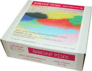 Radost v písku Пясъкоструйни изображения Голям комплект 17x40g - цветен пясък