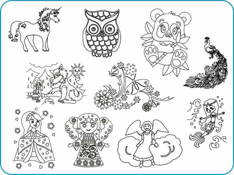 Пясъкоструйни изображения Radost v písku 1308 Пясъкоструйни изображения A5 За момичета - 1