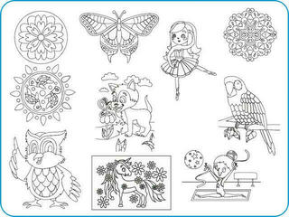 Radost v písku Пясъкоструйни изображения Голям комплект A5 За момичета