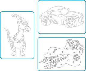 Radost v písku Пясъкоструйни изображения Основен комплект A5 За момчета