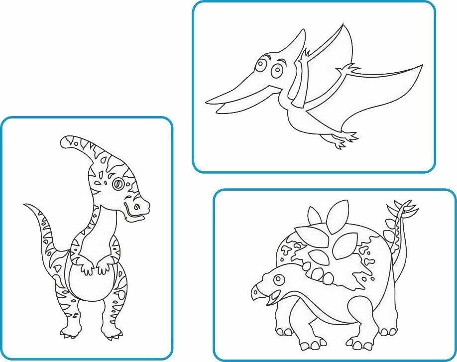 Smėlio menas Radost v písku Dinosaurs 0080
