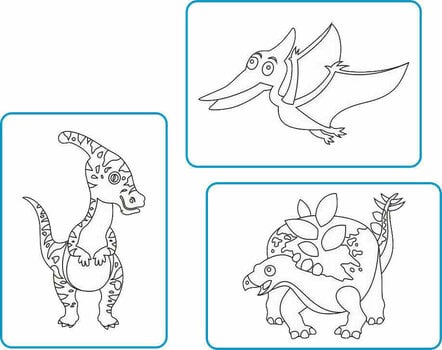 Smėlio menas Radost v písku Dinosaurs 0080 - 1