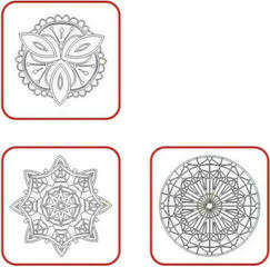 Radost v písku Пясъкоструйни изображения Основен комплект Мандала