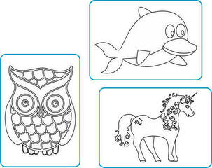 Radost v písku Пясъкоструйни изображения Основен комплект A4 Животни