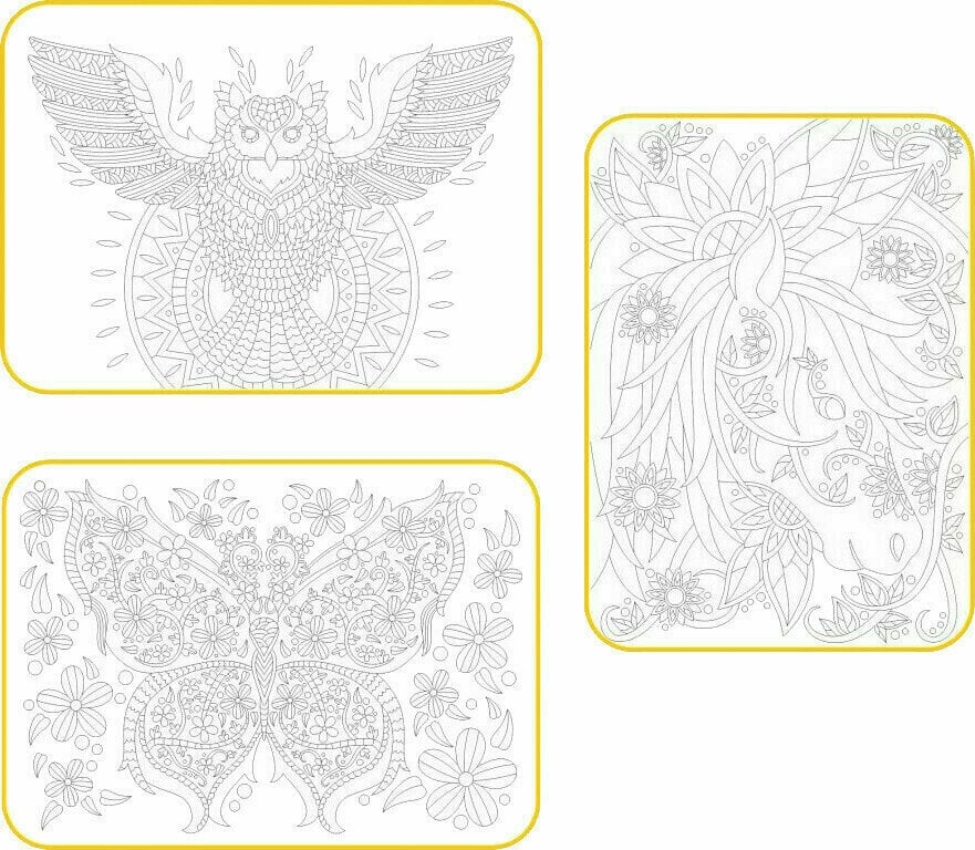 Пясъкоструйни изображения Radost v písku 1911 Пясъкоструйни изображения A3 Зентангъл