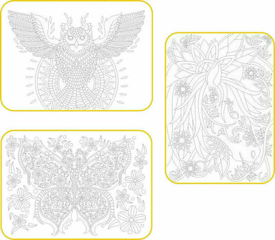 Пясъкоструйни изображения Radost v písku 1911 Пясъкоструйни изображения A3 Зентангъл - 1