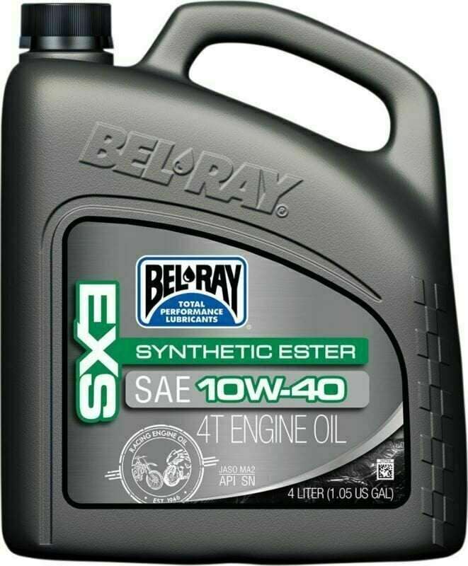 Motorolie Bel-Ray EXS Synthetic Ester 4T 10W-40 4L Motorolie