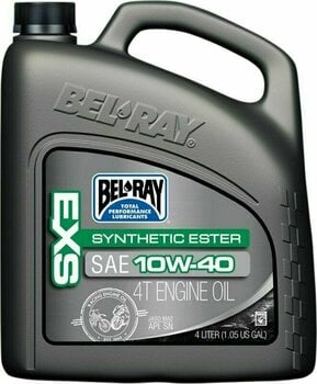 Motorolja Bel-Ray EXS Synthetic Ester 4T 10W-40 4L Motorolja - 1