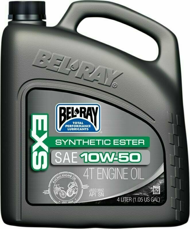 Motorolie Bel-Ray EXS Synthetic Ester 4T 10W-50 4L Motorolie