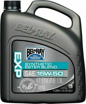 Moottoriöljy Bel-Ray EXP Synthetic Ester Blend 4T 15W-50 4L Moottoriöljy - 1