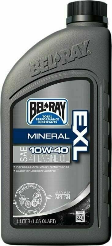 Olio motore Bel-Ray EXL Mineral 4T 10W-40 1L Olio motore