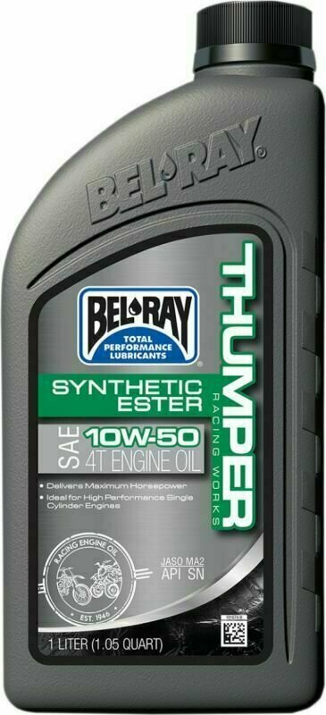 Olio motore Bel-Ray Thumper Racing Works Synthetic Ester 4T 10W-50 1L Olio motore