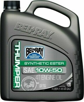 Engine Oil Bel-Ray Thumper Racing Works Synthetic Ester 4T 10W-50 4L Engine Oil - 1