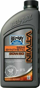 Motorno olje Bel-Ray V-Twin Semi-Synthetic 20W-50 1L Motorno olje - 1