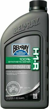 Óleo do motor Bel-Ray H1-R Racing 100% Synthetic Ester 2T 1L Óleo do motor - 1