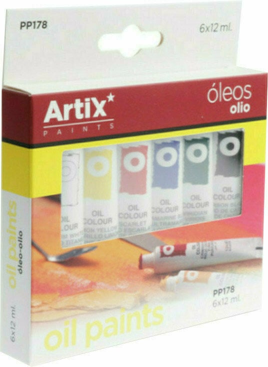 Uljana boja Madrid Papel PP178 Set uljanih boja 6x12 ml