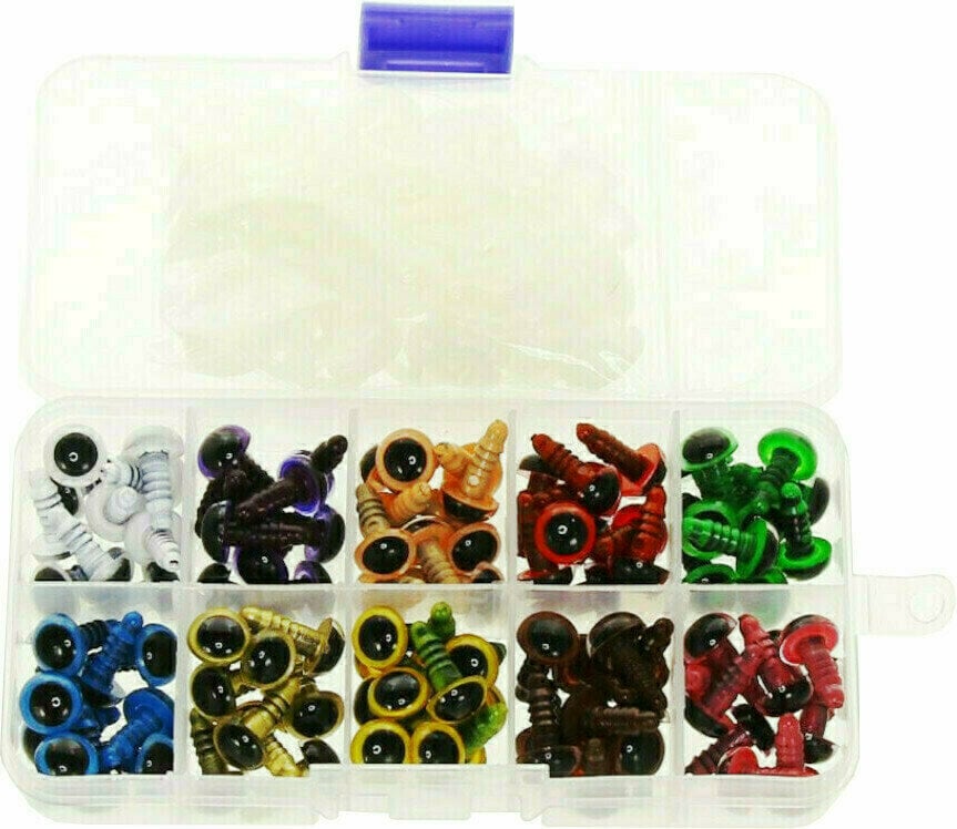 Eyes and Noses for Toys Naše Galantérie Set of Eyes 12 mm 50 pcs