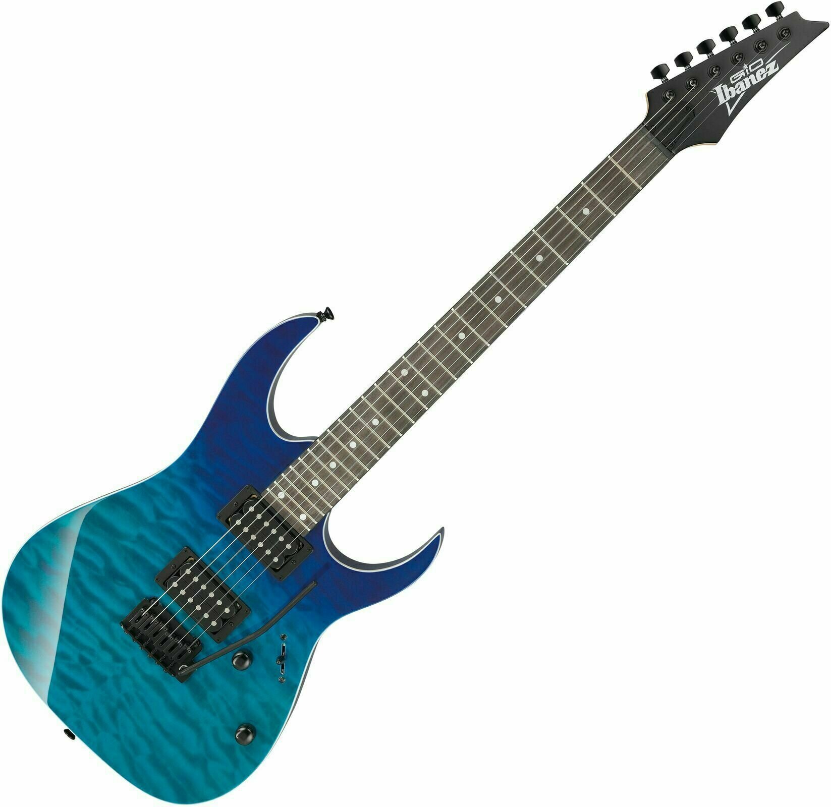 Guitare électrique Ibanez GRG120QASPBGD Blue Gradation