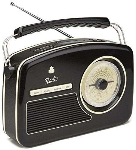 Retro-radio GPO Retro Rydell Nostalgic DAB Musta