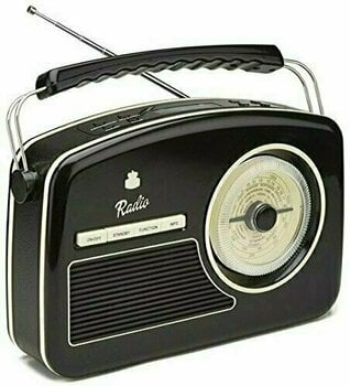 Retro rádió GPO Retro Rydell Nostalgic DAB Fekete - 1
