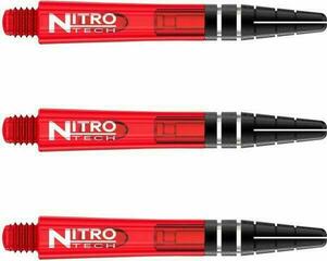 Násadky na šípky Red Dragon Nitrotech Red short Shafts Red 3,6 cm Násadky na šípky