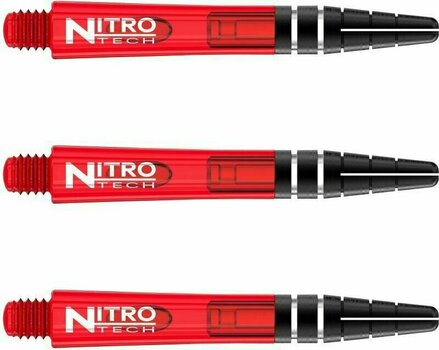 Násadky na šípky Red Dragon Nitrotech Red short Shafts Red 3,6 cm Násadky na šípky - 1
