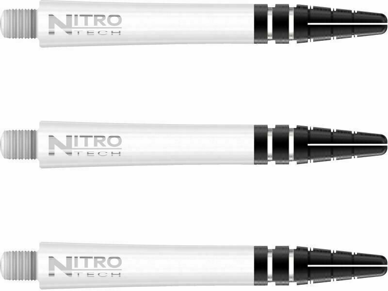 Dart Shafts Red Dragon Nitrotech Solid White Medium Shafts White 4,2 cm Dart Shafts