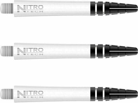 Dart Shafts Red Dragon Nitrotech Solid White Medium Shafts White 4,2 cm Dart Shafts - 1