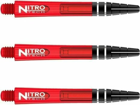 Násadky na šípky Red Dragon Nitrotech Red Medium Shafts Red 4,2 cm Násadky na šípky - 1