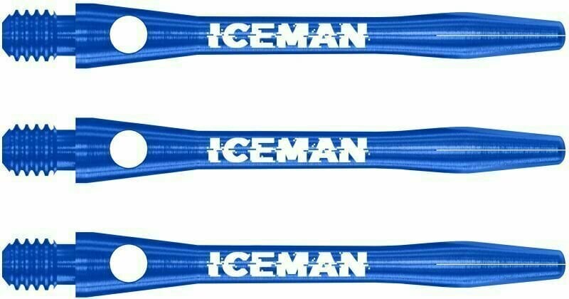 Дартс съвети Red Dragon Gerwyn Price Iceman Aluminium Blue Short Shafts Blue 3,6 cm Дартс съвети