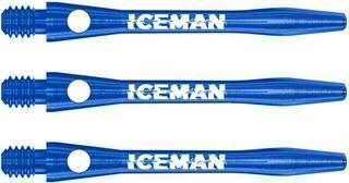 Násadky na šípky Red Dragon Gerwyn Price Iceman Aluminium Blue Short Shafts Blue 3,6 cm Násadky na šípky