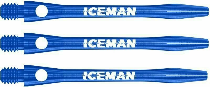 Násadky na šípky Red Dragon Gerwyn Price Iceman Aluminium Medium Blue Shafts Blue 4,6 cm Násadky na šípky
