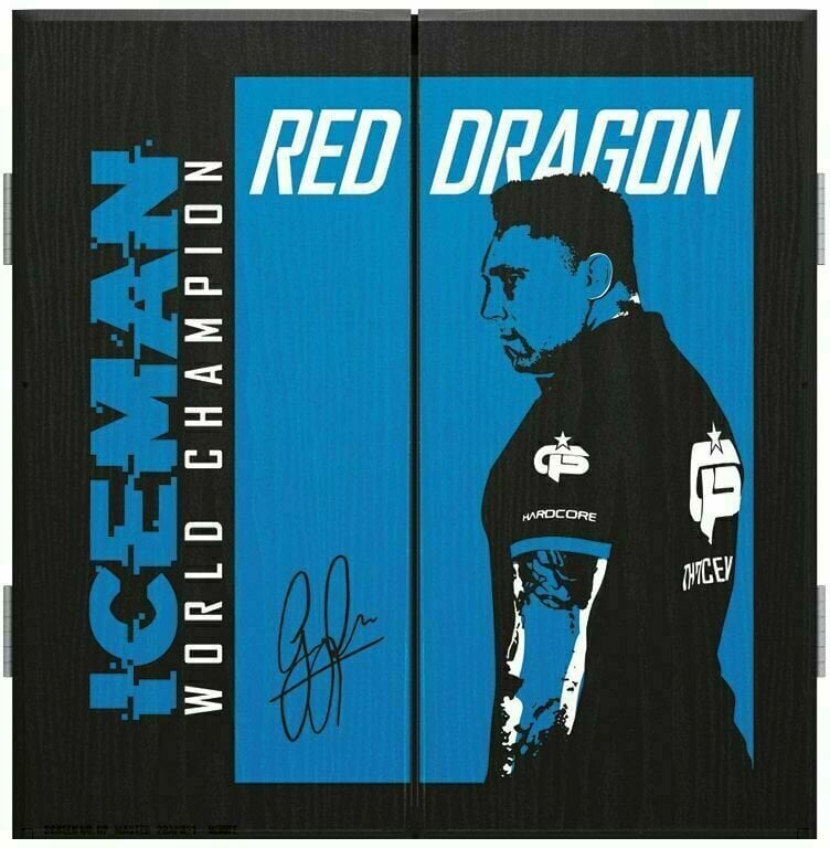 Dart-tilbehør Red Dragon Gerwyn Price World Champion Edition Cabinet Dart-tilbehør