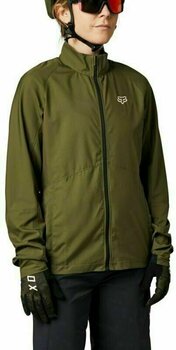 Kolesarska jakna, Vest FOX Womens Ranger Wind Jacket Olive Green XS Jakna - 1