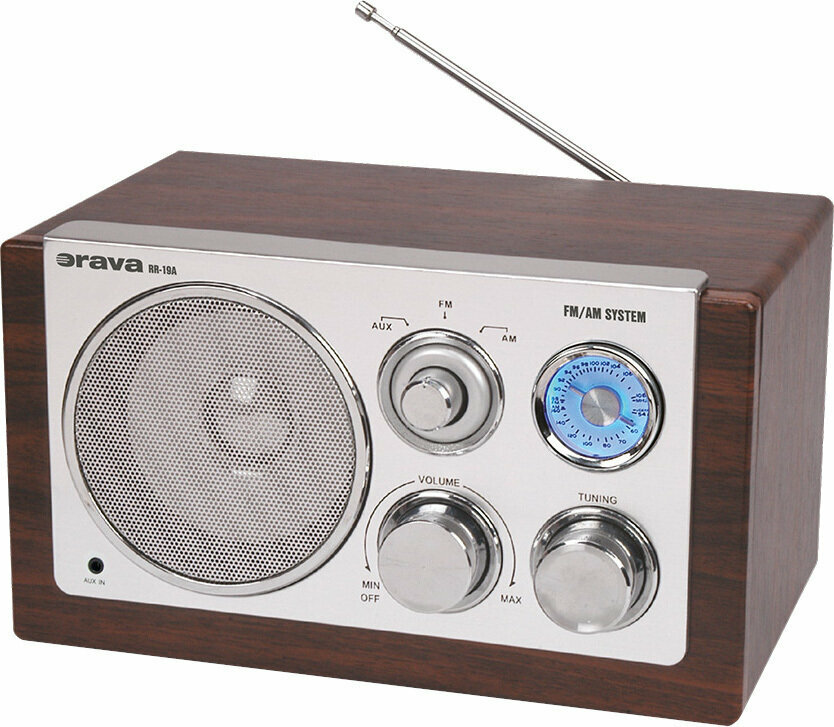 Retro rádio Orava RR 19 Natural Wood Retro rádio