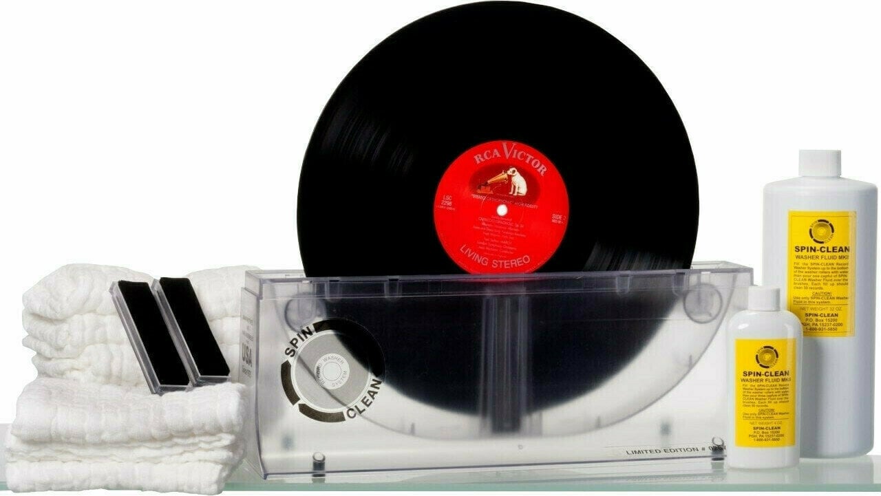 Reinigungsgeräte für LP-Schallplatten