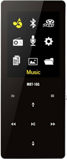 Lecteur de musique portable Orava MBT Lecteur de musique 16 GB