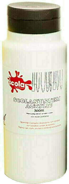 Akrylfärg Scola ACRS500-43 Akrylfärg Titanium White 500 ml 1 st