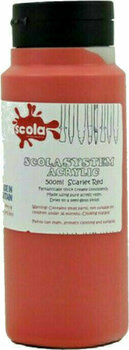 Akrylová barva Scola ACRS500-24 Akrylová barva Scarlet Red 500 ml 1 ks - 1