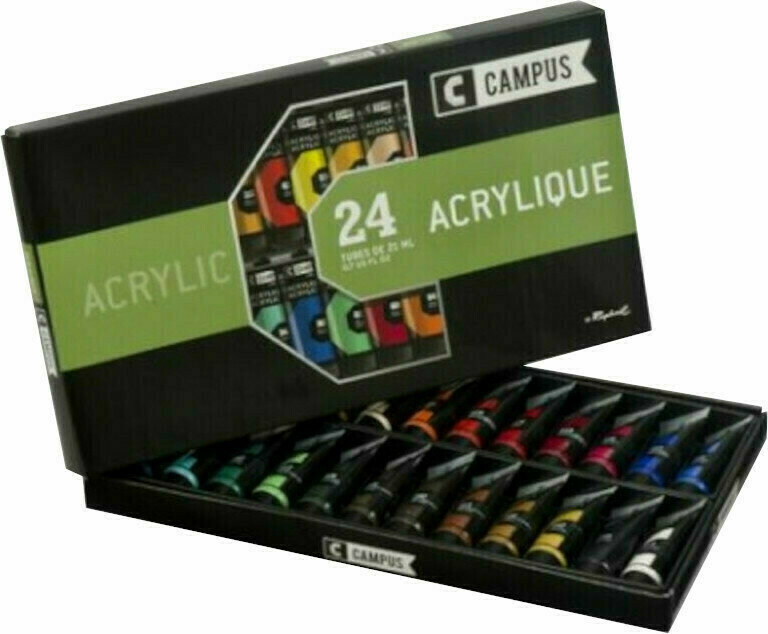 Culoare acrilică Sennelier N131721 Set de vopsele acrilice 24x21 ml
