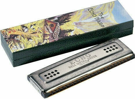Diatonic harmonica Hohner Echo Harp 96 C-G