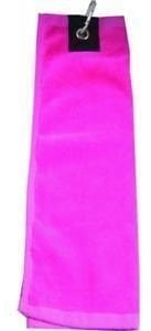 Towel Longridge Blank Luxury 3 Fold Golf Towel Pink